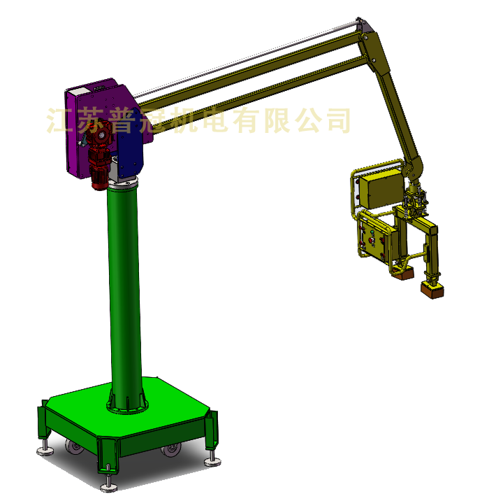 移動(dòng)折臂吊定制廠(chǎng)家，蘇州懸臂吊2噸定制